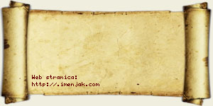 Irena Mečanin vizit kartica